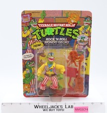 Rock n Roll Mondo Gecko Teenage Mutant Ninja Turtle TMNT 1992 Playmates NEW MOSC