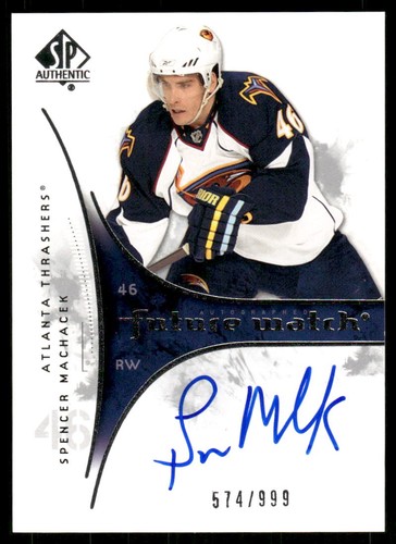 Spencer Machacek [Autograph] #217 2009 SP Authentic card