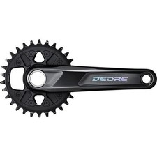 Image of Shimano Deore FC-M6100 Deore chainset, 12-speed, 52 mm chainline, 30T, 170 mm