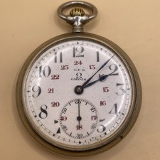 Omega C.F.R 5589585 Pocket Watch. 32mm Case. Functional.