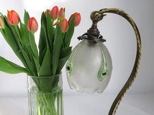 Lampada stile liberty lampada da tavolo vetro applicazioni Francia