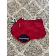 Equine Couture Red Performance Saddle Pad Quilted English Riding 110834-39_STD