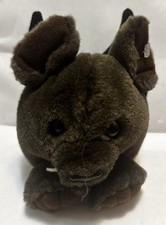 Puffkins Ding Bat Beanie Stuffed Plush Brown Vampire Limited Edition Swibco 1997