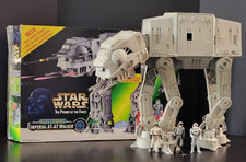Imperial AT-AT Walker 1997 STAR WARS Power Of The Force COMPLETE WORKING Drivers