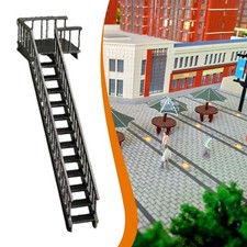 1/64 Staircase Model DIY Attic Ladder for Landscape Home Decor Fairy Garden