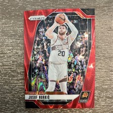 2024-25 Panini Prizm Red Prizm Jusuf Nurkić Phoenix Suns #127 Serial /299