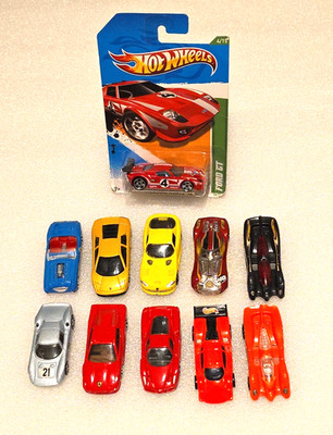 11x Lot) Vintage Ferrari Porsche Ford Gt Vipper Hot Wheels Matchbox Cars VTG A1+