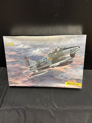 Heller 80433 1:48 FIAT G91 R1/R3 GINA Model Kit Fighter Jet Vintage SEALED