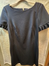Tommy Hilfiger dress womens size 4 blue/navy  flutter sleeves 