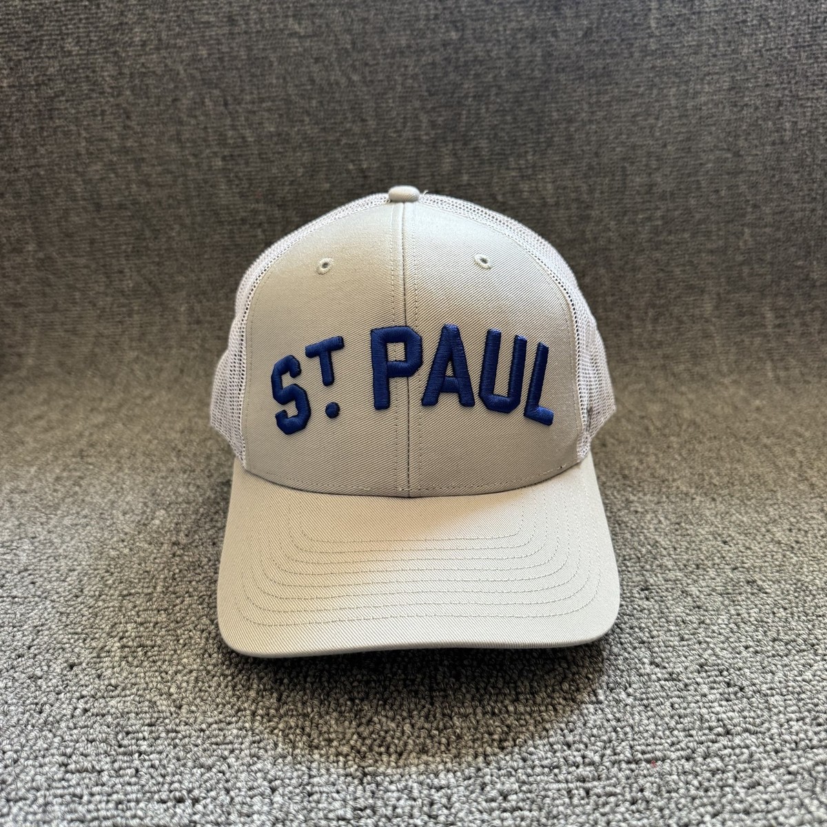 '47 Brand St. Paul Saints Trucker Snapback Cream Blue One Size Hat