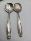 Wallace Stradivari Sterling Silver 6" Soup Spoons 66 Grams Total For Set Of 2