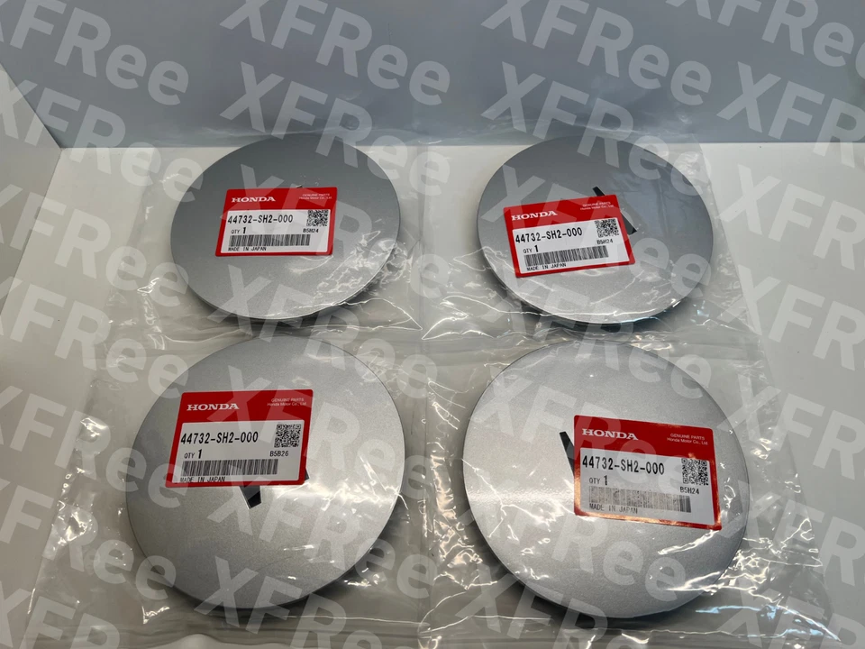 Juego de 4 tapas centrales de rueda Honda CRX Si 90-91 originales 44732-SH2-000 OEM JDM Foto 2 de 4