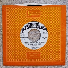 The Beatles George Martin US 45 UA 750 A HARD DAYS NIGHT  DJ Promo WOL