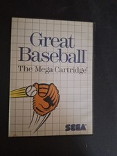 Great Baseball (Sega Master System, 1987) Complete With Manual 