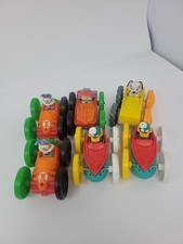 Set of 4 1990 McDonalds Happy Meal Toys Tiny Toon Adventures Flip Cars