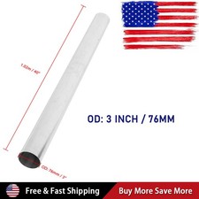 3 Inch T304 Stainless Steel Straight Exhaust Pipe Tube Piping Tubing 76mm