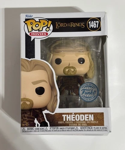 Theoden Funko Pop Figure #1467 Funko Exclusive Lord Of The Rings RARE LIMITED
