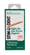 Stim-u-dent Plaque Removers Mint 25 Ea 4 Pack 