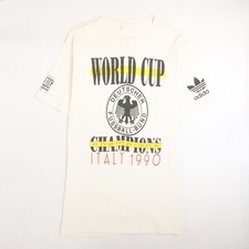 Vintage Germany World Cup Champs Italy 1990 T-Shirt XL Soccer Football