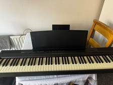 Yamaha P-105B 88-Key Digital Piano Black L-85 Stand PA-150A PSU USB