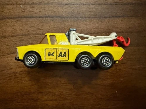 Matchbox Lesney Super Kings K-6/11 Pick-Up Truck AA Recovery Yellow 1974