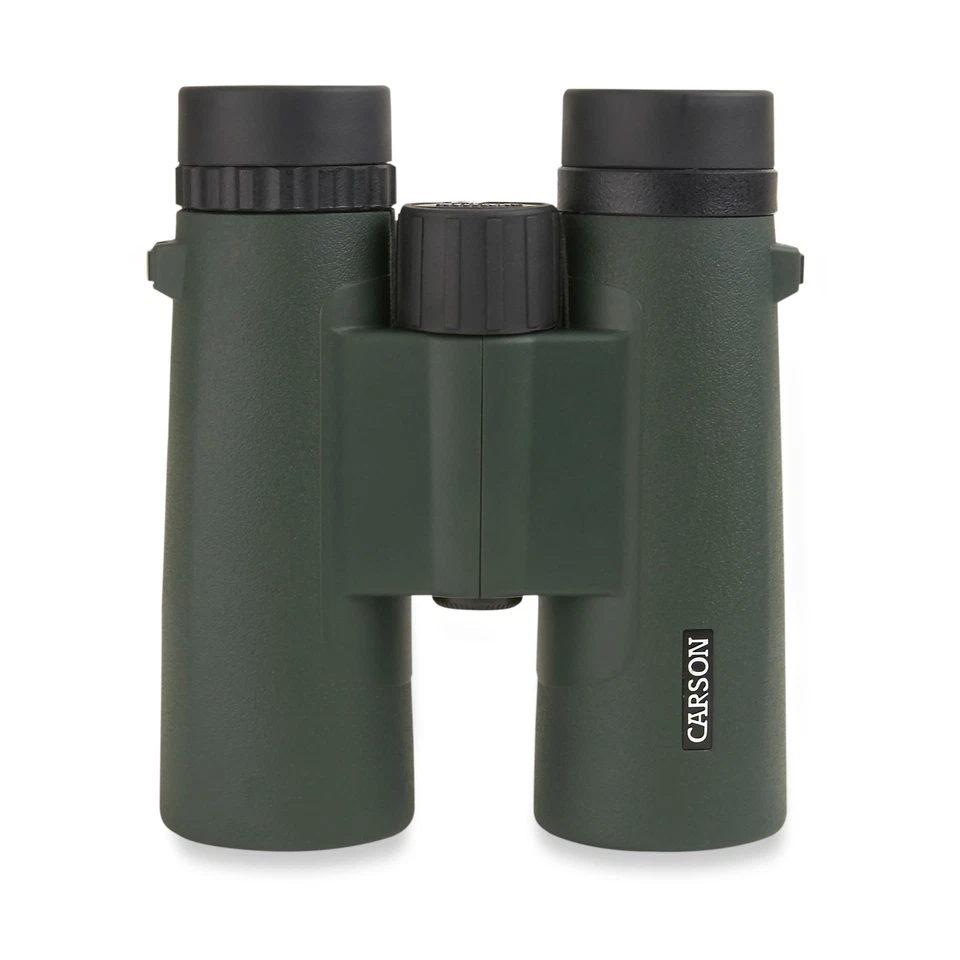 Carson JR Series 10x42mm Roof Prism Binocular, Matte, Green, jr-042 - Image 4 of 4
