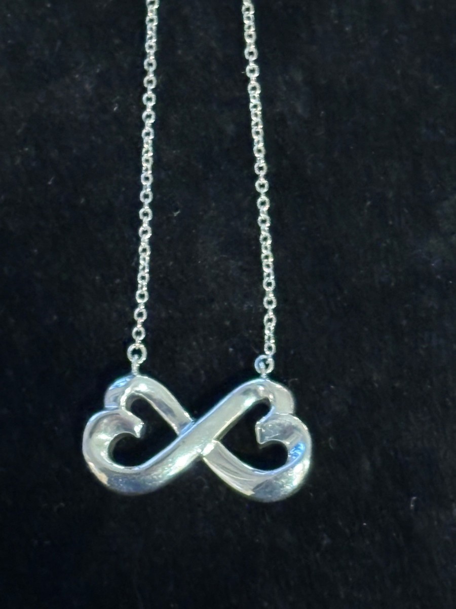 Tiffany & Co. Palmalo Picasso Infinity Sterling Silver .925 Necklace Chain