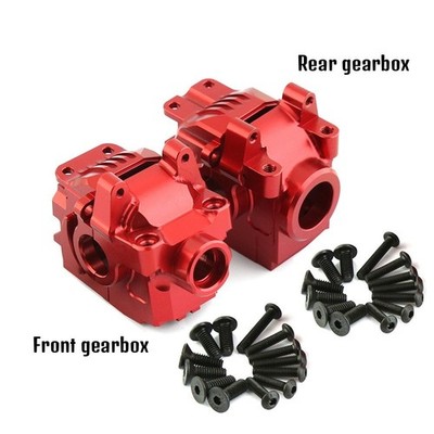 Aluminum Front & Rear Differential Case for Traxxas Rustler Hoss Slash Stampede