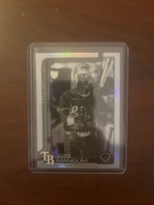 2025 Topps Chrome Update Jake Mangum Negative Refractor Rookie RC #USC176 Rays