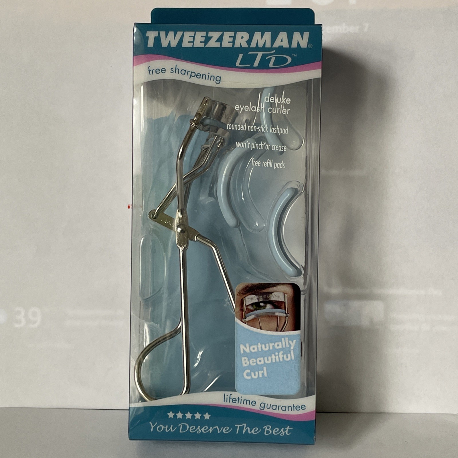 Tweezerman Deluxe Eyelash Curler Sealed CLI10345RB