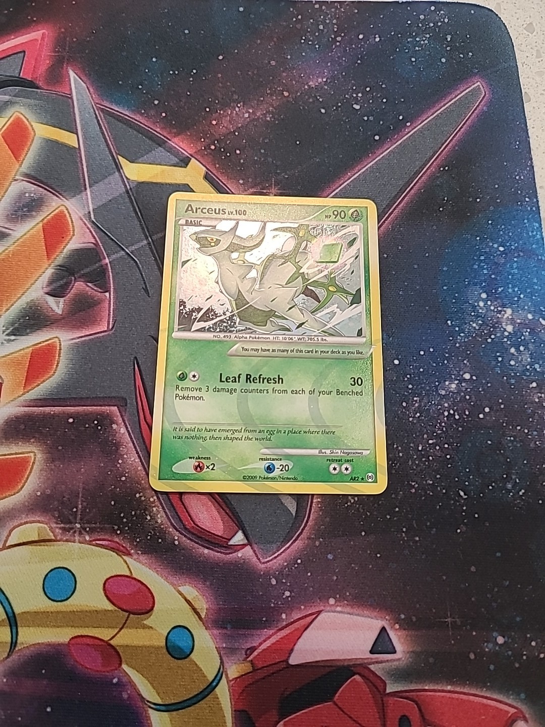 Pokemon Arceus AR2 Platinum Arceus Holo Rare NM