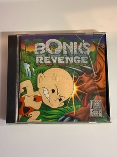 Bonk's Revenge TurboGrafx 16 1991 With Broken Front Case And Manual