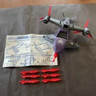 1989 HASBRO GI JOE COBRA FANG II VEHICLE 100% COMPLETE w/ BLUE PRINTS NM+