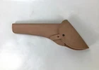 Natural Leather Full Flap Pistol or Revolver Holster - Left Hand Draw