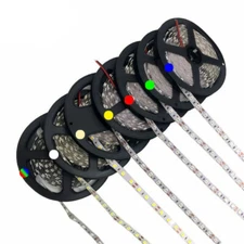 5m LEDs SMD3528 5050 Flexible Led Strip W WW Blue Green Red RGB cuttable strips