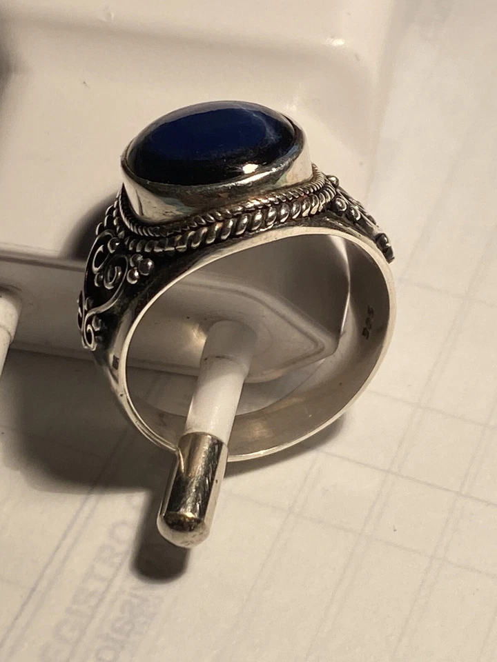 Anello in argento 925 Nepalese - Immagine 2 di 2