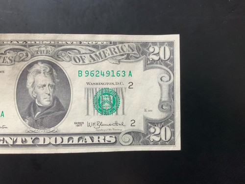 1977 $20 DOLLAR BILL B96249163A - Picture 3 of 4