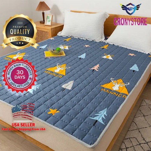 Queen Size Mattress Topper, 1200 GSM Cooling Cushion, Mattress Pad for Back Pain - Picture 10 of 124