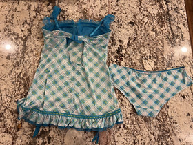 True Vintage Victoria's Secret Sexy Little Things Lingerie Set Top And Panties