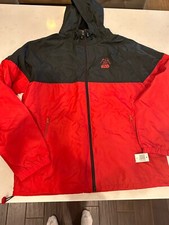 NWT Disney Parks Star Wars Darth Vader Red/Black Rain Windbreaker Jacket Medium