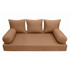  COVER ONLY -Style 3 Daybed Mattress Bolster Pillow Covers Knife Edge Twin-AD104