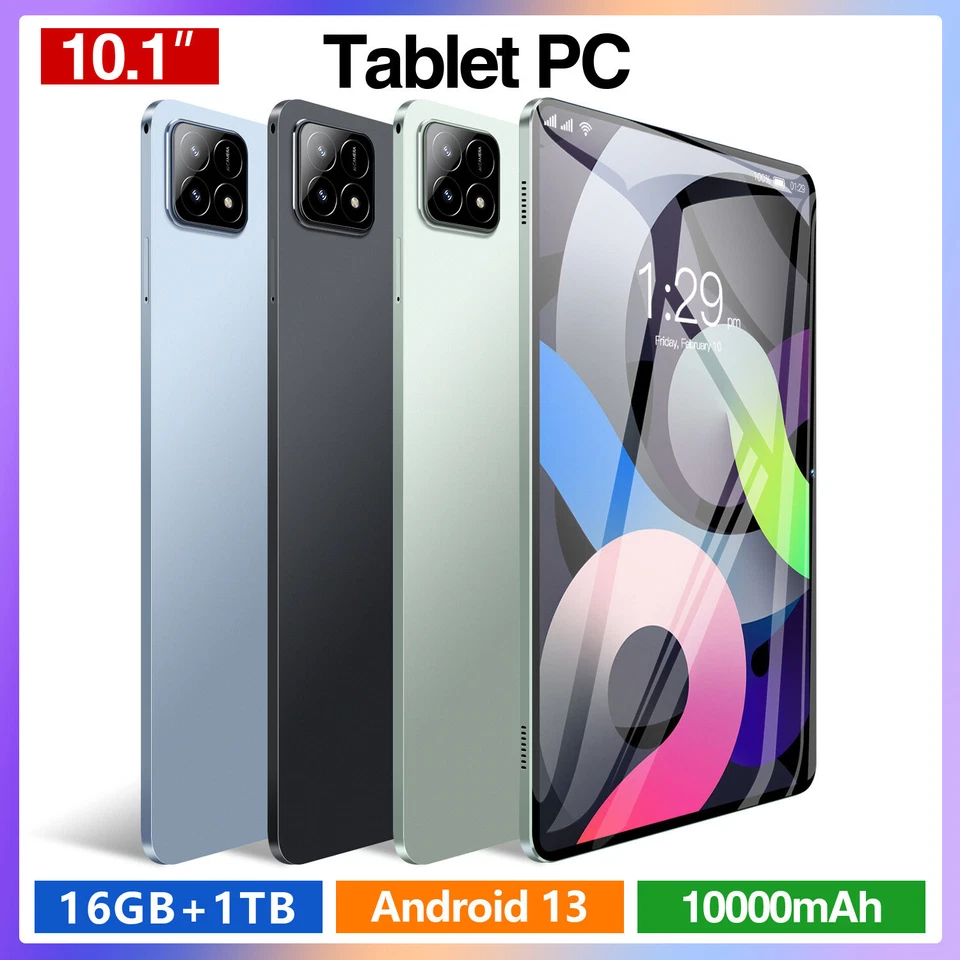 10.1-inch large screen Fad 6s Pro 4G tablet computer 16GB4+1TB Android 13 - Image 4 of 4