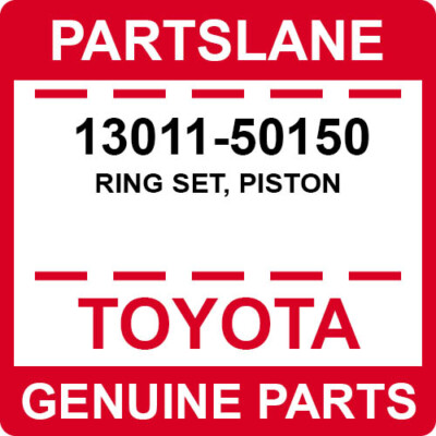13011-50150 Toyota OEM Genuine RING SET, PISTON