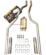 99-08 GMC Sierra 4.8 Truck Dual Exhaust Mandrel w/ 14" MagnaFlow Muffler