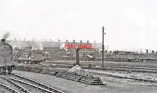PHOTO  1948 ST ROLLOX (BALORNOCK) LOCOMOTIVE DEPOT  A SUNDAY SCENE WHEN MOST OF