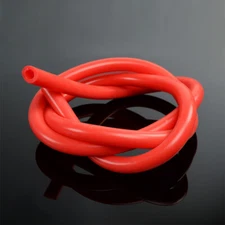 Turbo Intercooler Coupler Pipe Red 3mm 5mm 8mm Vacuum Silicone Hose Kit NEW