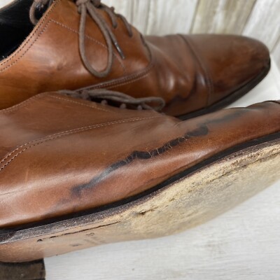 To Boot New York Adam Derrick Brown Oxford Dress Shoes Size 11 1/2 - Italy To Boot New York Adam Derrick Brown Oxford Dress Shoes Size  main image 4