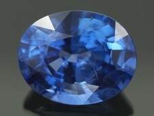 NATURAL MINE - OVAL RICH BLUE CEYLON SAPPHIRE 2.46 CTS.