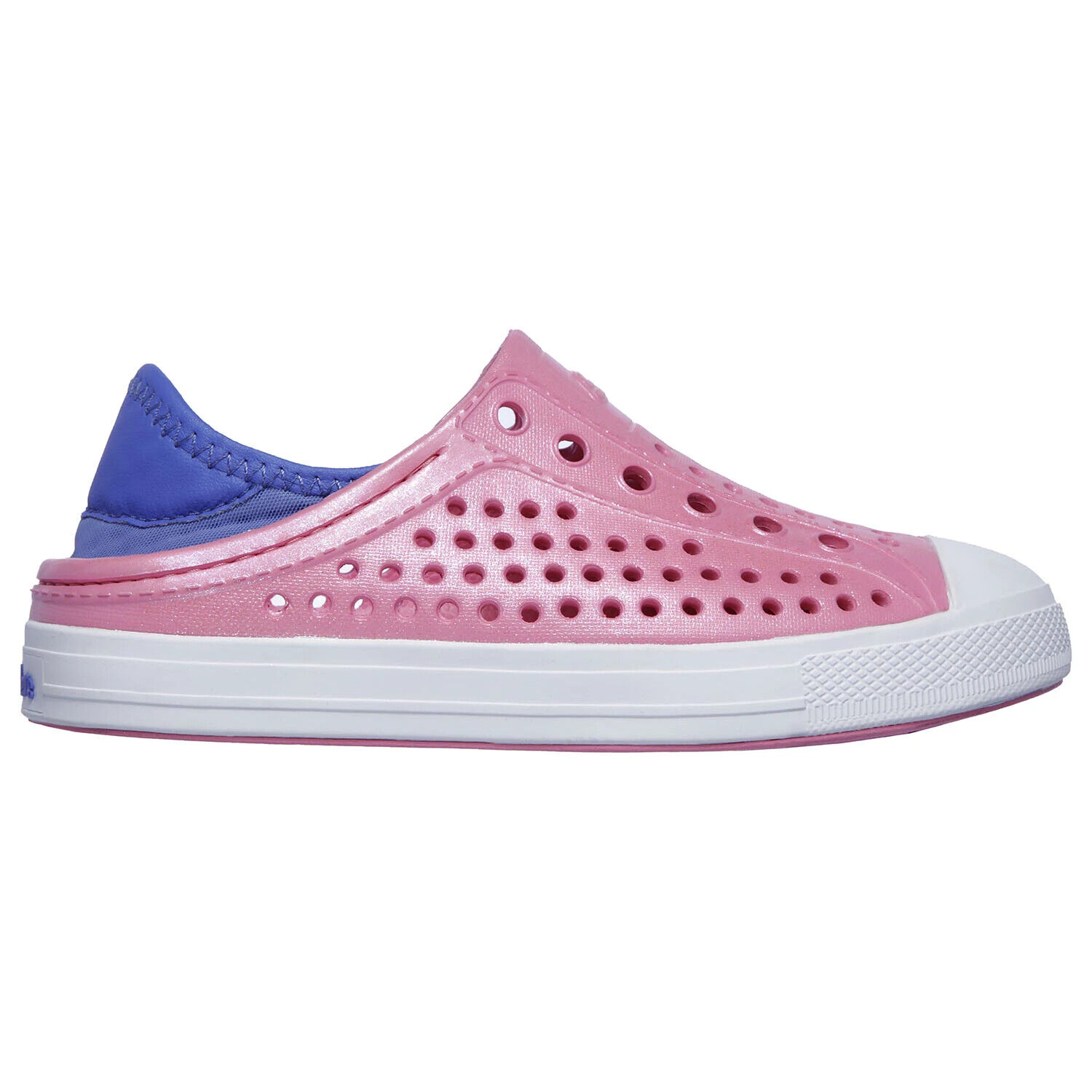 Skechers Girls Foamies Guzman Steps Pink/ Blue Shoes Kids Toddler Size 12