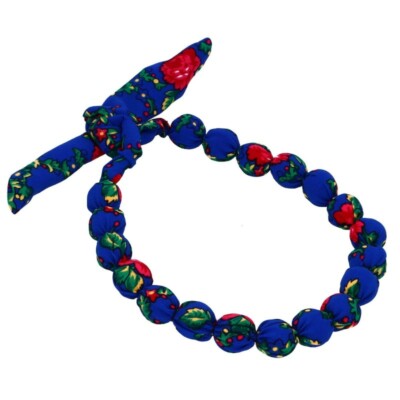 Polish Folk Art Wooden Necklace